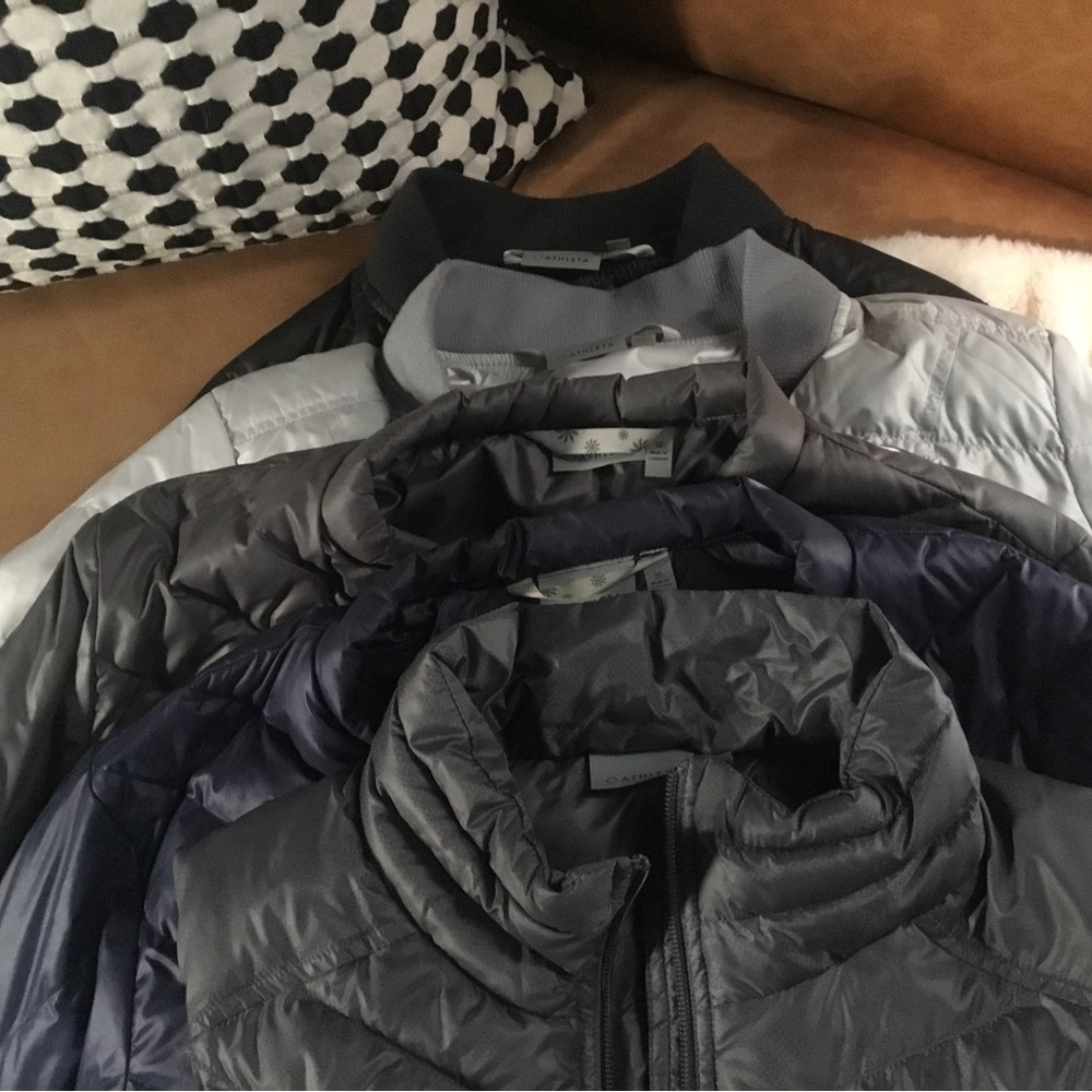 Athleta Jackets Bundle of 5 SizeM/S 4 jackets 1 vest